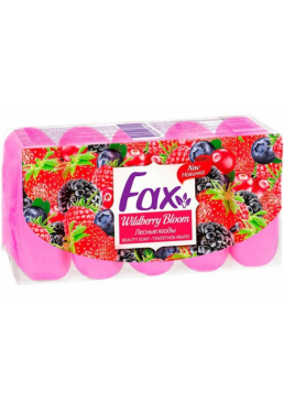Мыло туалетное Fax экопак Лесные ягоды, 5х70г